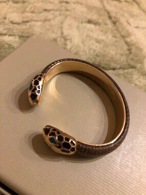 Bvlgari Serpenti Forever Leather Bracelet